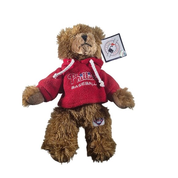 Good Stuff Other - Philadelphia Phillies Plush Teddy Bear Red Hoodie MLB Genuine Merchandise